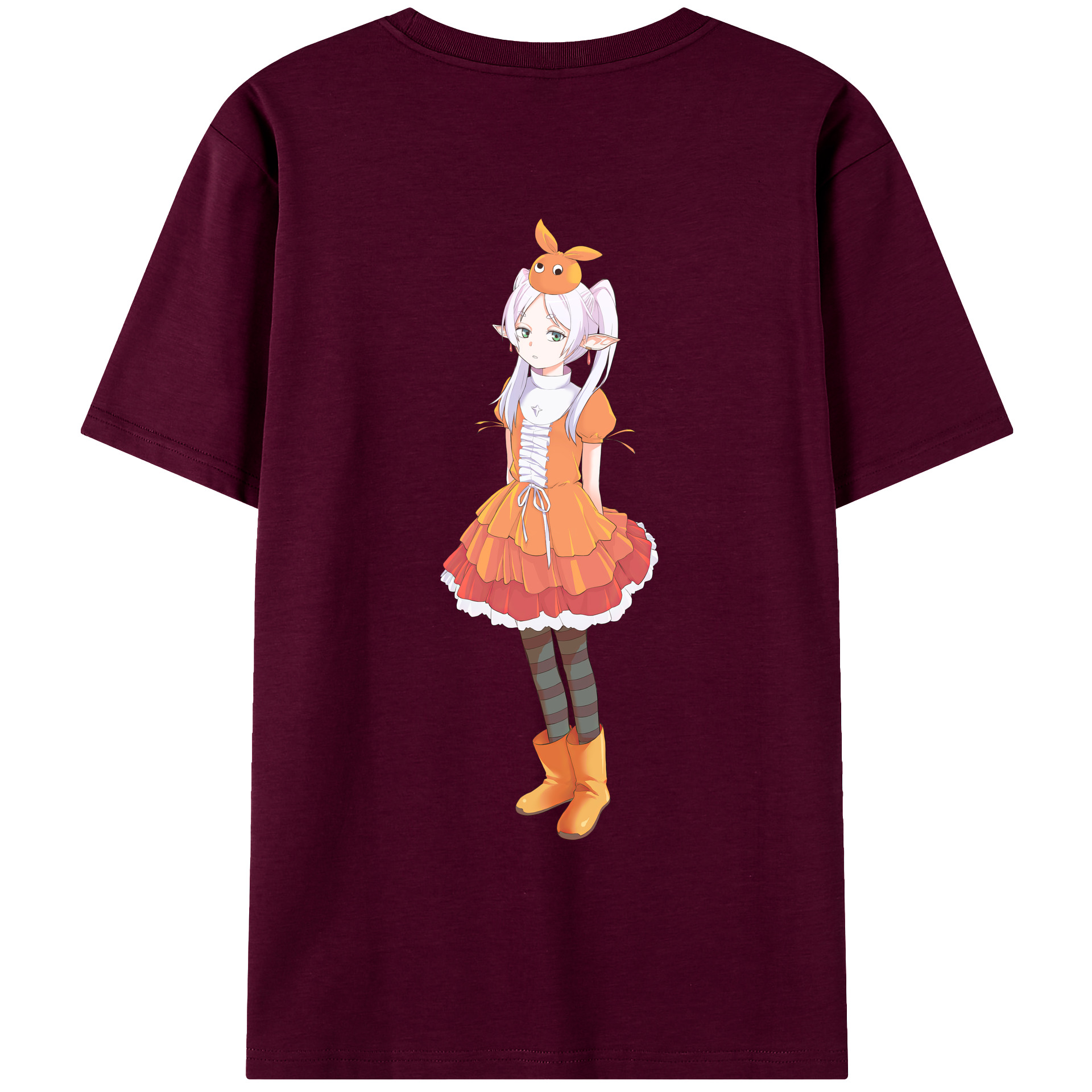 （画像用） 葬送のフリーレン Frieren レディース半袖Tシャツ(バックプリント)